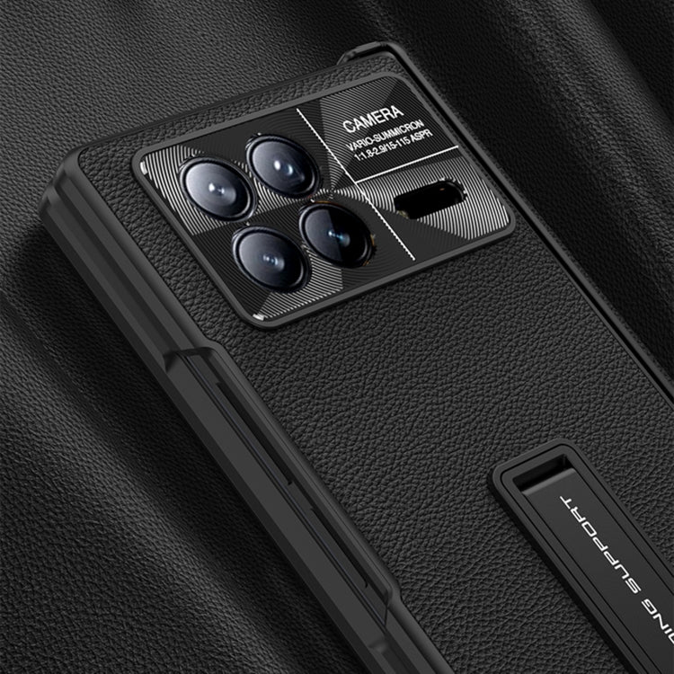 For Xiaomi Mix Fold 3 GKK Magnetic Hinge Flip Leather Phone Case with Holder(Gold) - free shipping - PMC TechLife - Order now!