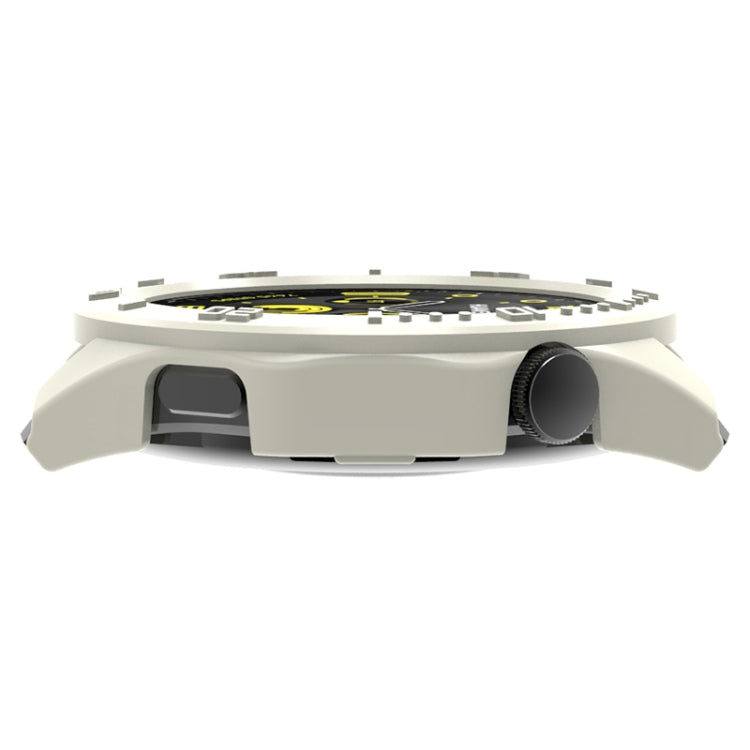 For Huawei Watch GT 4 Half Cover PC Watch Protective Case with Scale(Dark Blue) - Watch Cases by PMC TechLife | Online Shopping South Africa | PMC TechLife