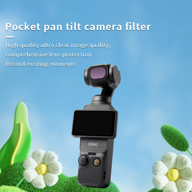 For DJI OSMO Pocket 3 JSR CB Series Camera Lens Filter, Filter:3 in 1 ND16/64/256 - Lens Accessories by JSR | Online Shopping South Africa | PMC Jewellery | Buy Now Pay Later Mobicred