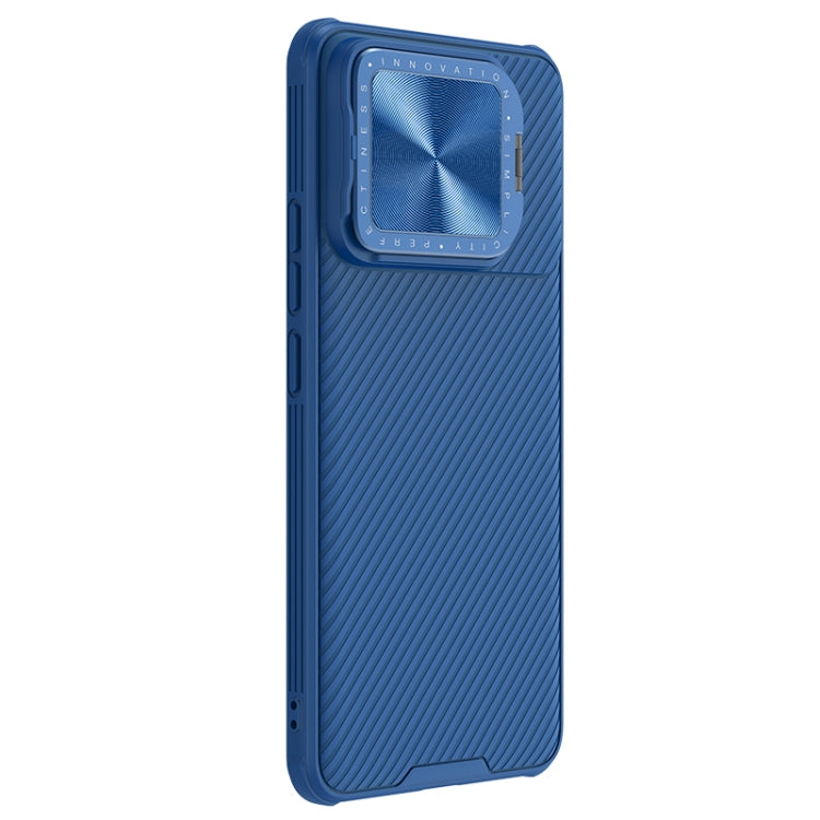 For Xiaomi Redmi K70/K70 Pro NILLKIN Black Mirror Prop CD Texture Mirror Phone Case(Blue) - free shipping - PMC TechLife - Order now!