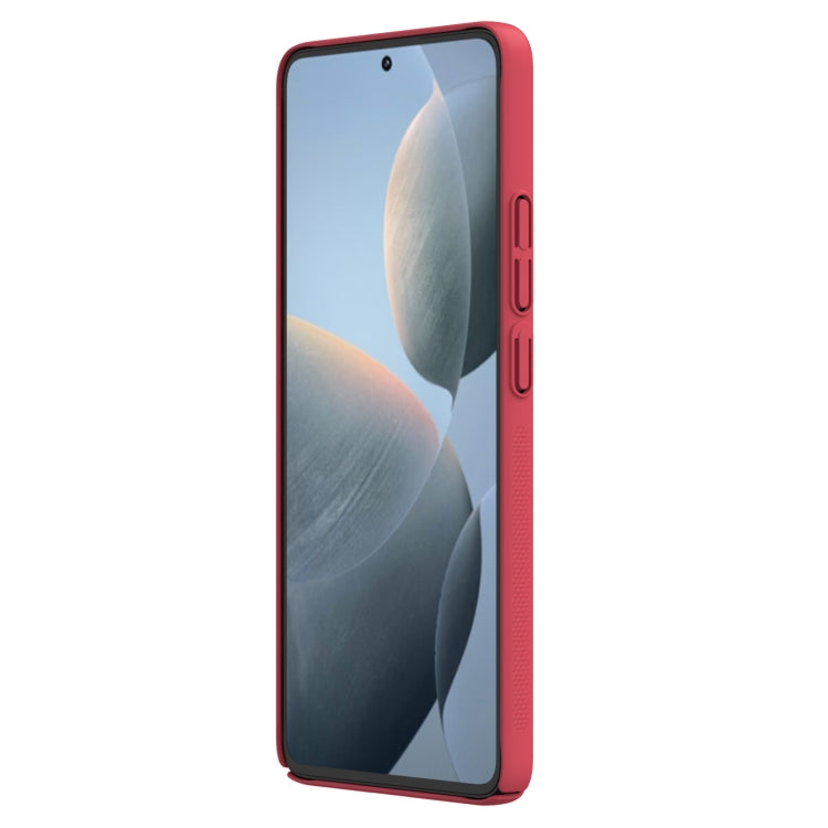 For Xiaomi Redmi K70E / Poco X6 Pro 5G NILLKIN Frosted PC Phone Case(Red) - K70E Cases by NILLKIN | Online Shopping South Africa | PMC Jewellery