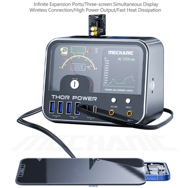 Mechanic Thor Power Intelligent DC Regulated Diagnostic Supply Power with Expansion Interface, Plug:EU - free shipping - PMC TechLife - Order now!