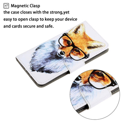 For Xiaomi Redmi 9A 3D Colored Drawing Horizontal Flip PU Leather Case with Holder & Card Slots & Wallet(Fox) - Xiaomi Cases by PMC Jewellery | Online Shopping South Africa | PMC Jewellery