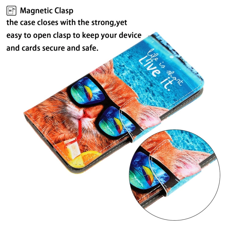 For Xiaomi Redmi 9A 3D Colored Drawing Horizontal Flip PU Leather Case with Holder & Card Slots & Wallet(Underwater Cat) - free shipping - PMC TechLife - Order now!