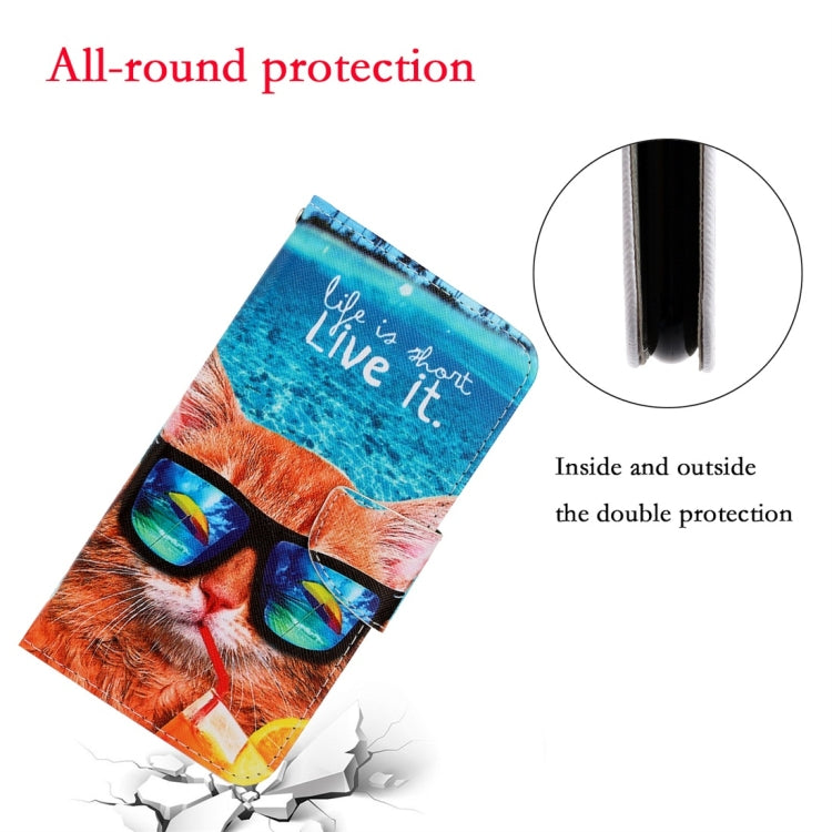 For Xiaomi Redmi 9A 3D Colored Drawing Horizontal Flip PU Leather Case with Holder & Card Slots & Wallet(Underwater Cat) - free shipping - PMC TechLife - Order now!