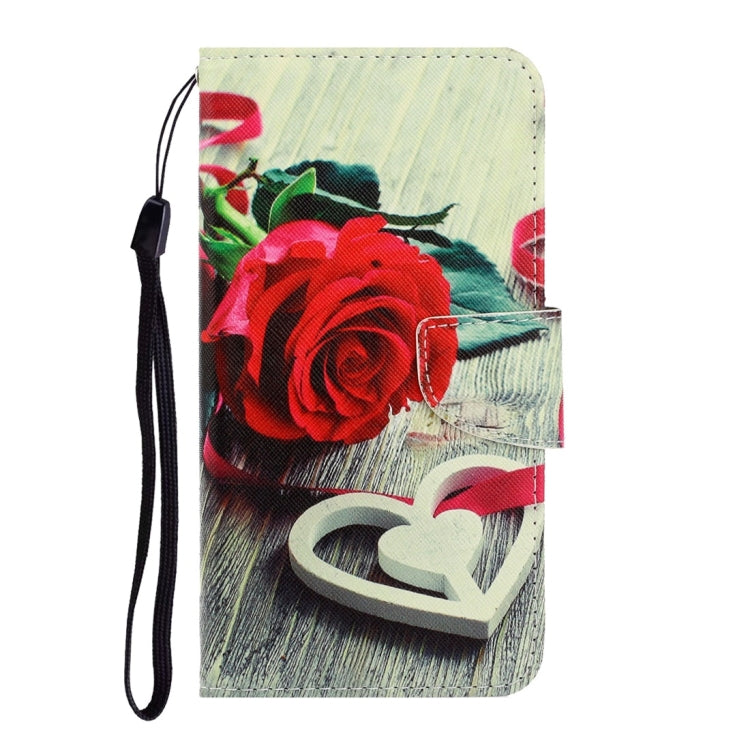 For Xiaomi Redmi 9A 3D Colored Drawing Horizontal Flip PU Leather Case with Holder & Card Slots & Wallet(Red Rose) - free shipping - PMC TechLife - Order now!