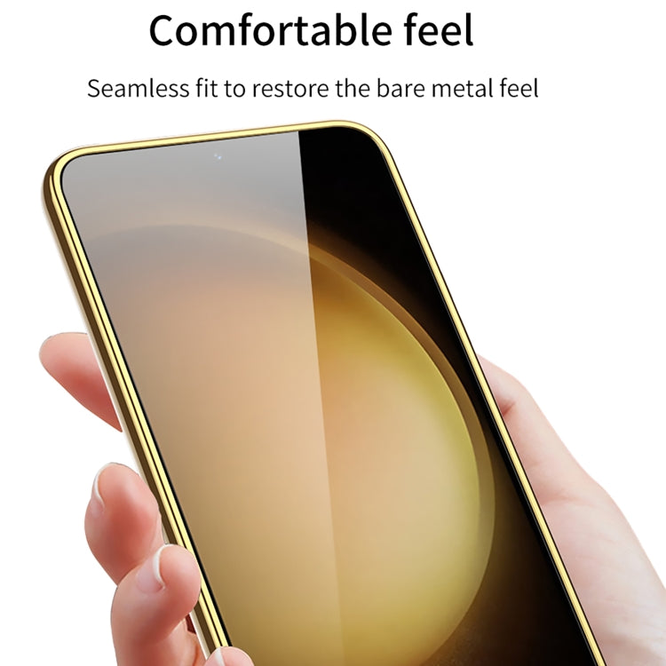 For Samsung Galaxy S24+ 5G GKK Plating Soft TPU + Leather Full Coverage Phone Case without Pen(White) - Galaxy S24+ 5G Cases by GKK | Online Shopping South Africa | PMC TechLife | Buy Now Pay Later Mobicred