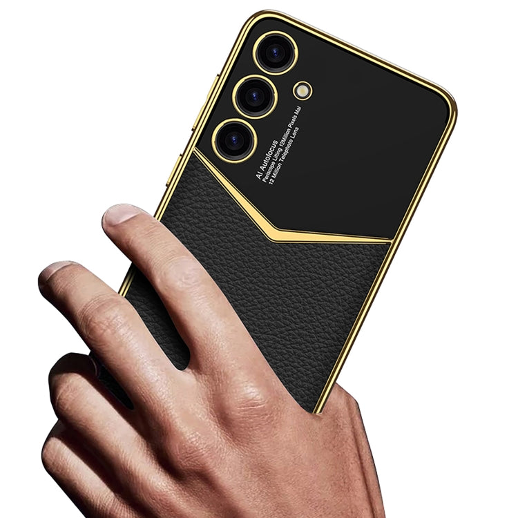For Samsung Galaxy S24+ 5G GKK Plating Soft TPU + Leather Full Coverage Phone Case without Pen(White) - Galaxy S24+ 5G Cases by GKK | Online Shopping South Africa | PMC TechLife | Buy Now Pay Later Mobicred