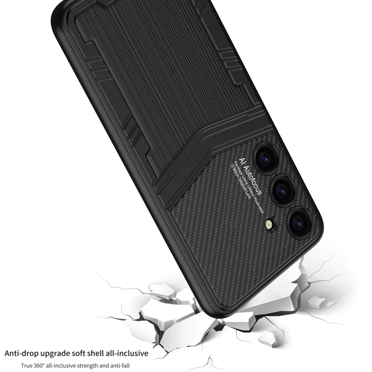 For Samsung Galaxy S24+ 5G GKK TPU + PU Full Coverage Phone Case(Vertical Texture) - free shipping - PMC TechLife - Order now!