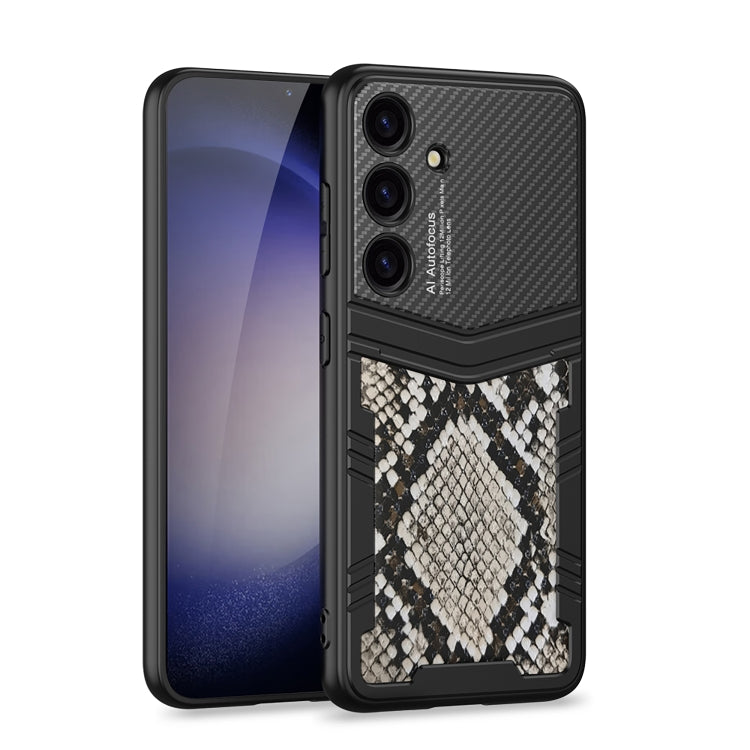 For Samsung Galaxy S24+ 5G GKK TPU + PU Full Coverage Phone Case(Python Texture) - Galaxy S24+ 5G Cases by GKK | Online Shopping South Africa | PMC TechLife | Buy Now Pay Later Mobicred
