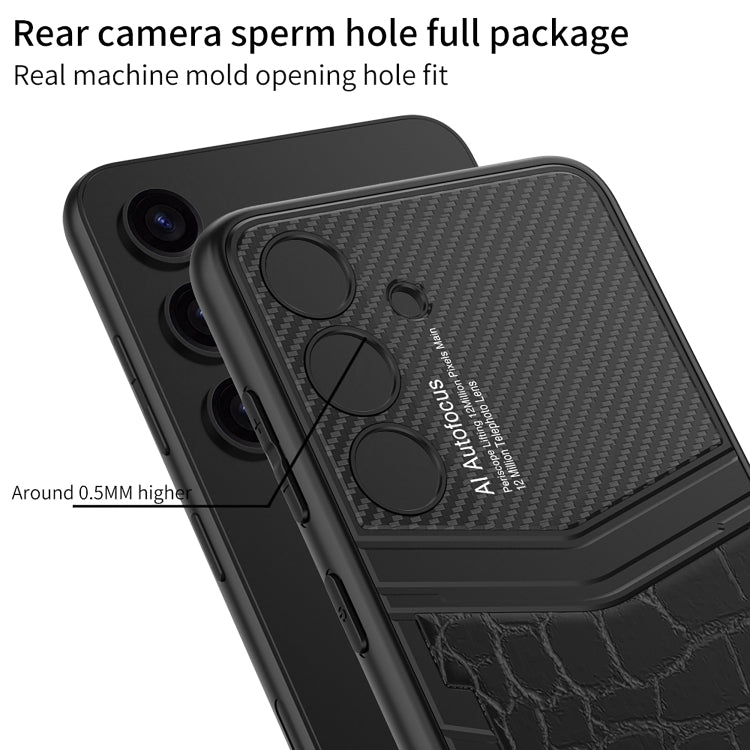 For Samsung Galaxy S24+ 5G GKK TPU + PU Full Coverage Phone Case(Python Texture) - Galaxy S24+ 5G Cases by GKK | Online Shopping South Africa | PMC TechLife | Buy Now Pay Later Mobicred