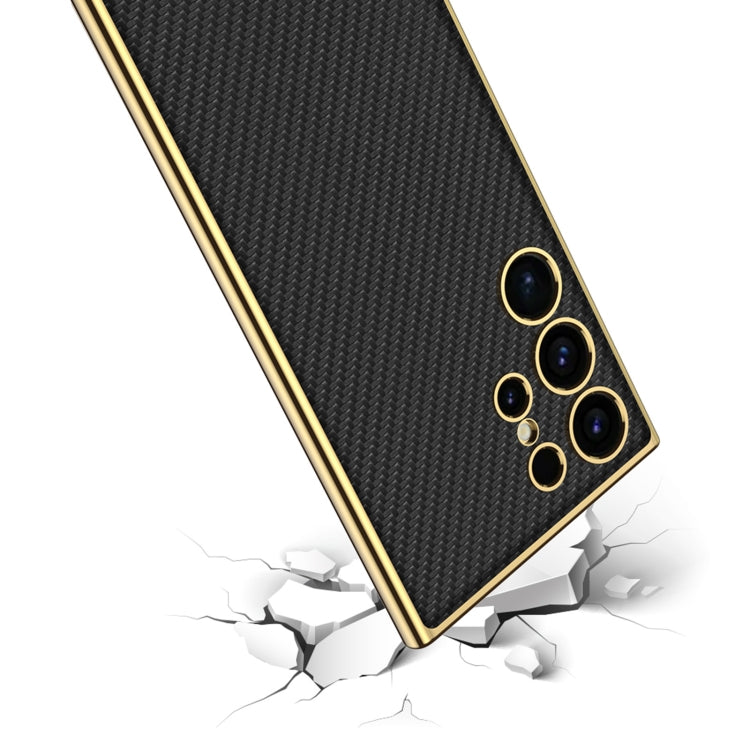 For Samsung Galaxy S24 Ultra 5G GKK Plating TPU + Leather Full Coverage Phone Case(Red) - free shipping - PMC TechLife - Order now!