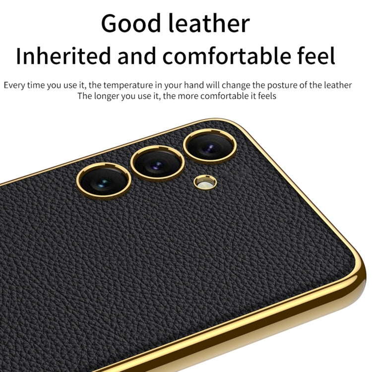For Samsung Galaxy S24 5G GKK Plating TPU + Leather Full Coverage Phone Case(Pink) - free shipping - PMC TechLife - Order now!
