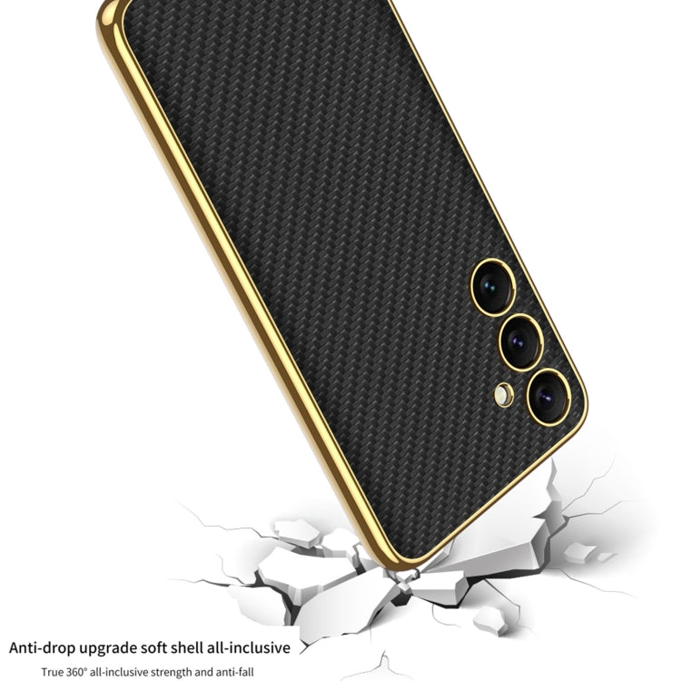 For Samsung Galaxy S24 5G GKK Plating TPU + Leather Full Coverage Phone Case(Pink) - free shipping - PMC TechLife - Order now!