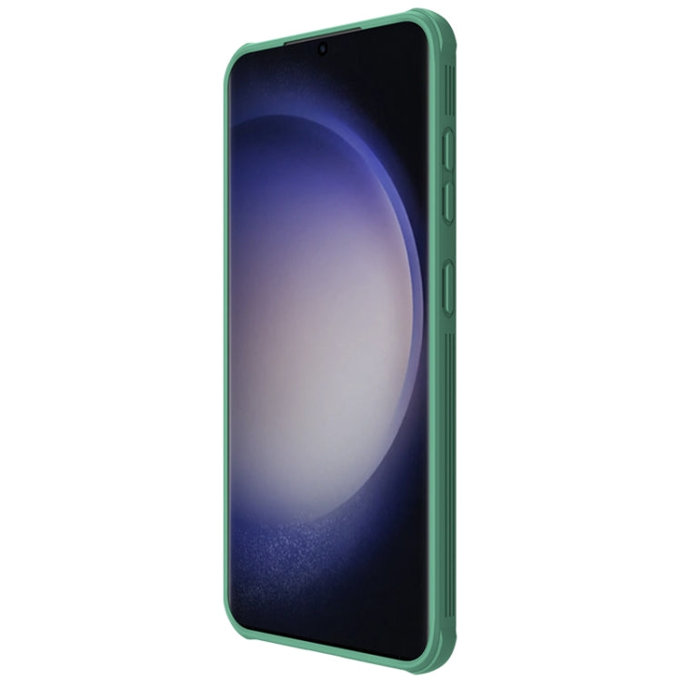 For Samsung Galaxy S24+ 5G NILLKIN Black Mirror Pro Series Camshield PC Phone Case(Green) - Galaxy S24+ 5G Cases by NILLKIN | Online Shopping South Africa | PMC TechLife | Buy Now Pay Later Mobicred