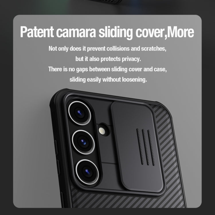 For Samsung Galaxy S24+ 5G NILLKIN Black Mirror Pro Series Camshield PC Phone Case(Green) - Galaxy S24+ 5G Cases by NILLKIN | Online Shopping South Africa | PMC TechLife | Buy Now Pay Later Mobicred