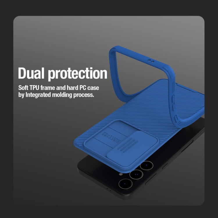 For Samsung Galaxy S24+ 5G NILLKIN Black Mirror Pro Series Camshield PC Phone Case(Green) - Galaxy S24+ 5G Cases by NILLKIN | Online Shopping South Africa | PMC TechLife | Buy Now Pay Later Mobicred