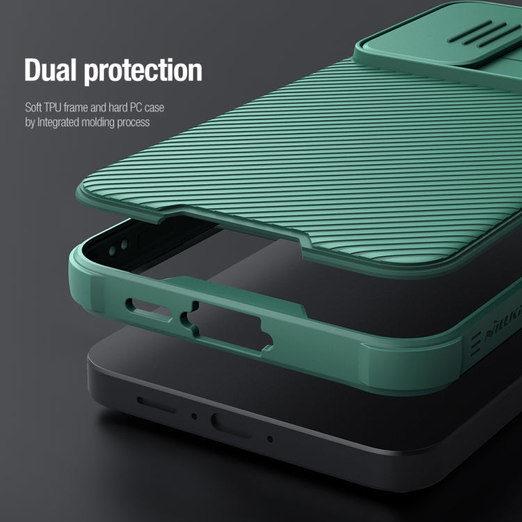 For Samsung Galaxy A55 NILLKIN Black Mirror Pro Series Camshield PC Phone Case(Green) - free shipping - PMC TechLife - Order now!