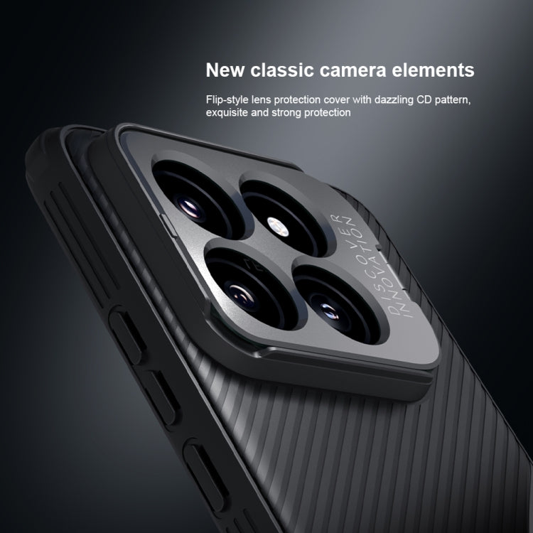 For Xiaomi 14 Pro NILLKIN Black Mirror Prop CD Texture Mirror Precise Hole MagSafe Magnetic Phone Case(Green) - 14 Pro Cases by NILLKIN | Online Shopping South Africa | PMC TechLife | Buy Now Pay Later Mobicred