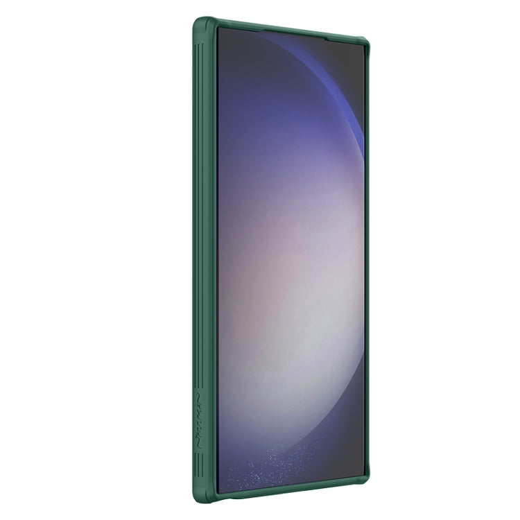 For Samsung Galaxy S24 Ultra 5G NILLKIN Black Mirror Prop CD Texture Mirror Phone Case(Green) - free shipping - PMC TechLife - Order now!
