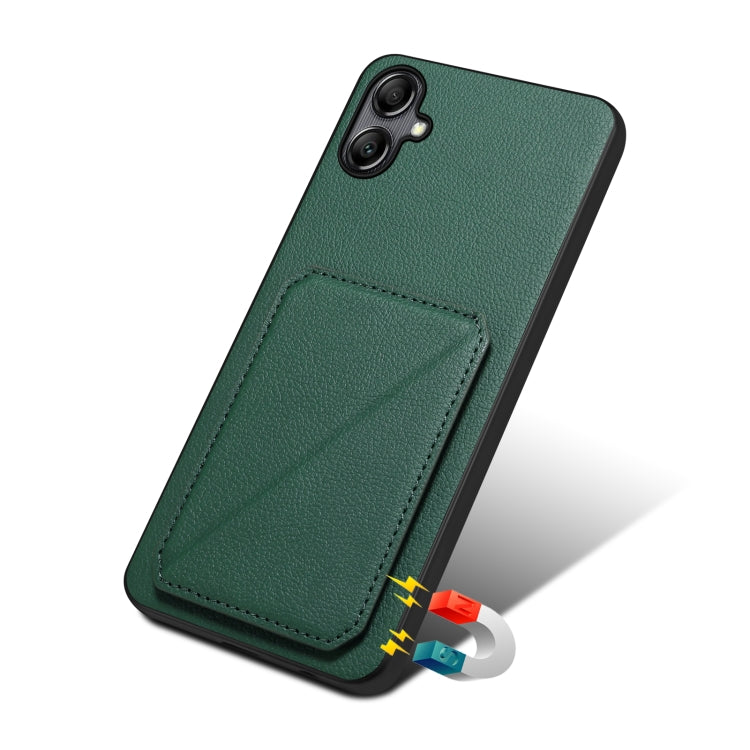 For Samsung Galaxy S23 Ultra 5G Denior Imitation Calf Leather Back Phone Case with Holder(Green) - free shipping - PMC TechLife - Order now!