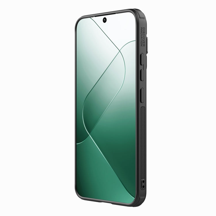 For Xiaomi 14 Pro NILLKIN Textured Prop Lens Protection Holder Nylon Precise Hole Phone Case(Black) - free shipping - PMC TechLife - Order now!