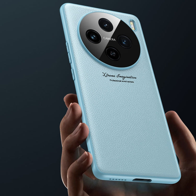 For vivo X100 Pro GKK Precision Hole Ultra-thin Full Coverage Leather Phone Case(Orange) - vivo Tempered Glass by GKK | Online Shopping South Africa | PMC TechLife | Buy Now Pay Later Mobicred