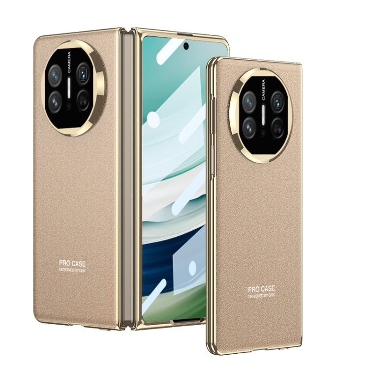 For Huawei Mate X5 GKK AG Phantom Privacy Full Coverage Integrated Phone Case(Gold) - Huawei Cases by GKK | Online Shopping South Africa | PMC TechLife | Buy Now Pay Later Mobicred