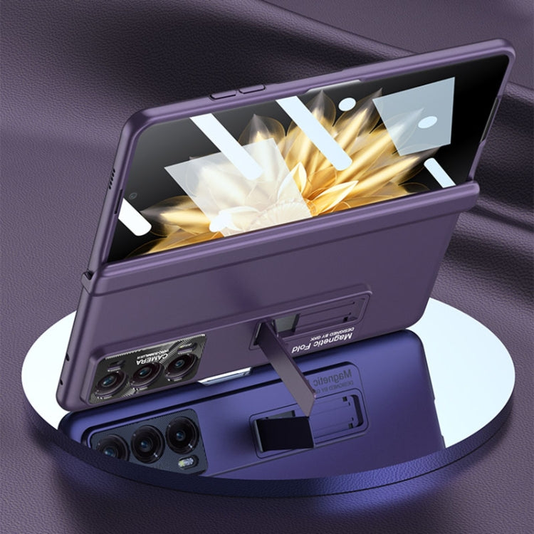 For Honor Magic V2 GKK Integrated Magnetic Folding Hinge All-inclusive Phone Case(Black) - Honor Cases by GKK | Online Shopping South Africa | PMC TechLife | Buy Now Pay Later Mobicred