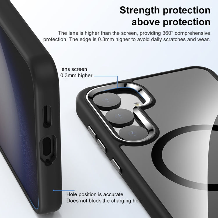 For Samsung Galaxy S24 5G MagSafe Anti-fingerprint Highly Transparent PC Phone Case(Green) - Galaxy S24 5G Cases by PMC TechLife | Online Shopping South Africa | PMC TechLife