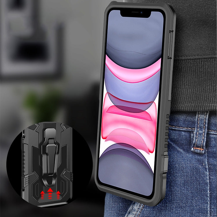 For iPhone 8 & 7 Machine Armor Warrior Shockproof PC + TPU Protective Case(Black) - More iPhone Cases by NILLKIN | Online Shopping South Africa | PMC Jewellery