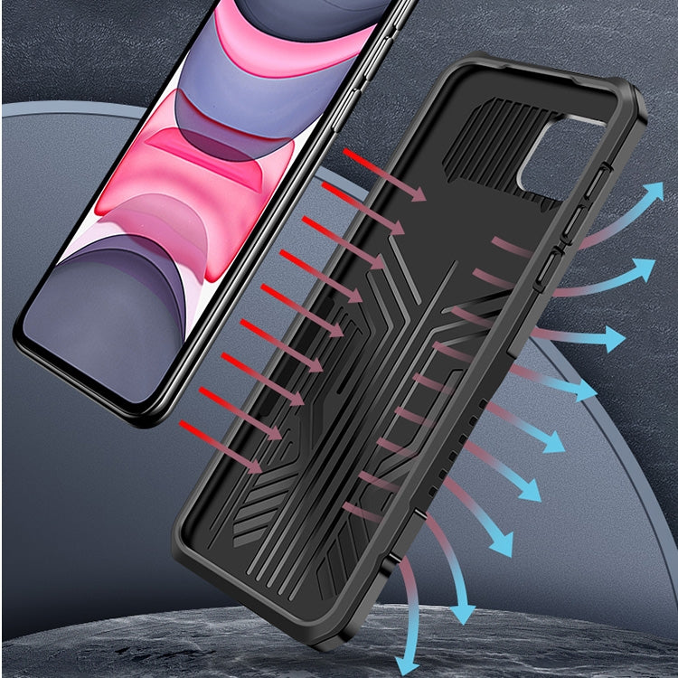 For iPhone 8 & 7 Machine Armor Warrior Shockproof PC + TPU Protective Case(Space Gray) - More iPhone Cases by NILLKIN | Online Shopping South Africa | PMC TechLife