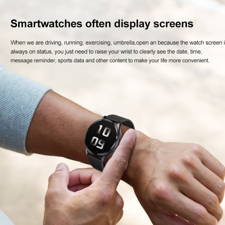 1.43 inch Silicone Strap Bluetooth Call Smart Watch Support ECG / Non-invasive Blood Sugar(Light Yellow) - free shipping - PMC TechLife - Order now!
