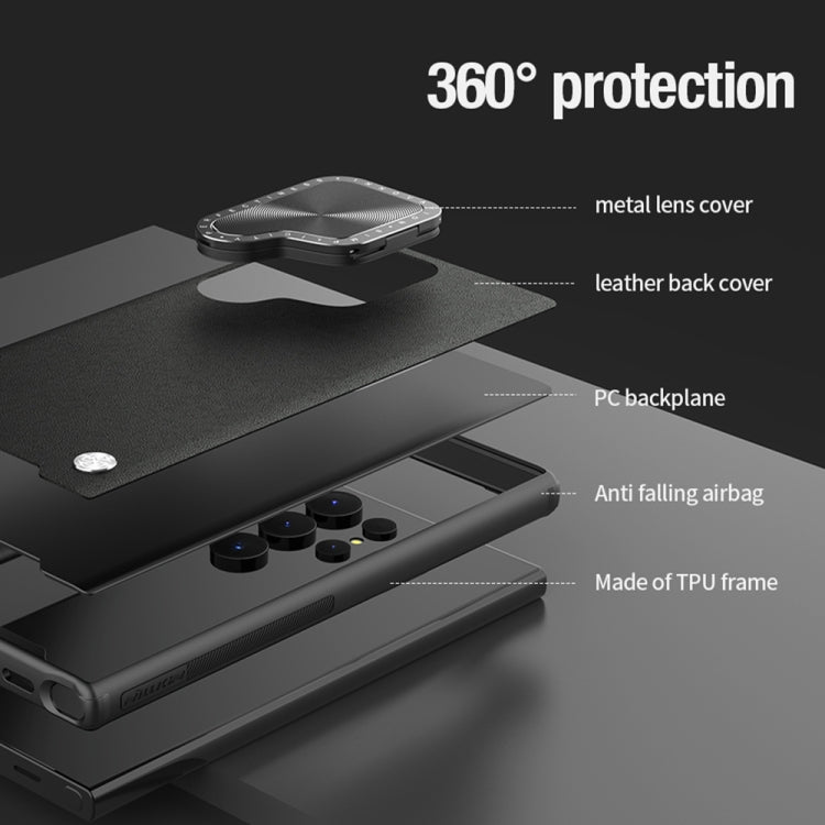 For Samsung Galaxy S24 Ultra 5G NILLKIN CamShield Prop Series PC + TPU Phone Case(Blue) - free shipping - PMC TechLife - Order now!
