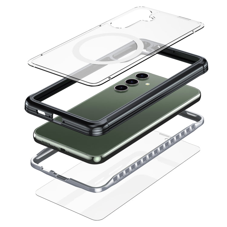 For Samsung Galaxy S23 FE 5G RedPepper Life Waterproof MagSafe Phone Case(Black) - Galaxy S23 FE 5G Cases by RedPepper | Online Shopping South Africa | PMC TechLife | Buy Now Pay Later Mobicred
