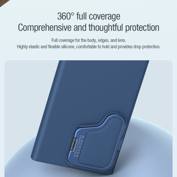 For Samsung Galaxy S24 Ultra 5G NILLKIN CamShield Prop Liquid Silicone Phone Case(Black) - free shipping - PMC TechLife - Order now!