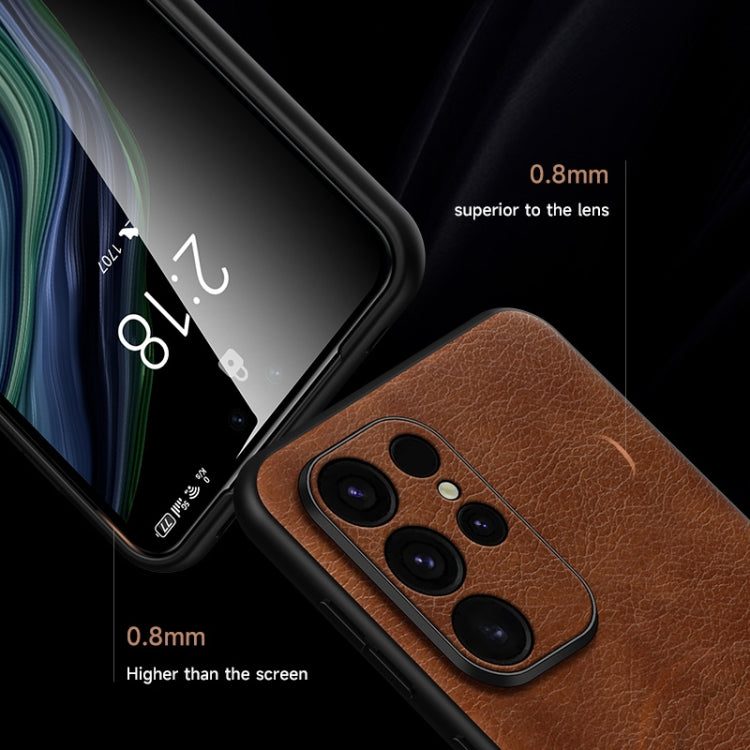 For Samsung Galaxy S24 5G SULADA Stitching Leather MagSafe Magnetic Phone Case(Black) - Galaxy S24 5G Cases by SULADA | Online Shopping South Africa | PMC TechLife