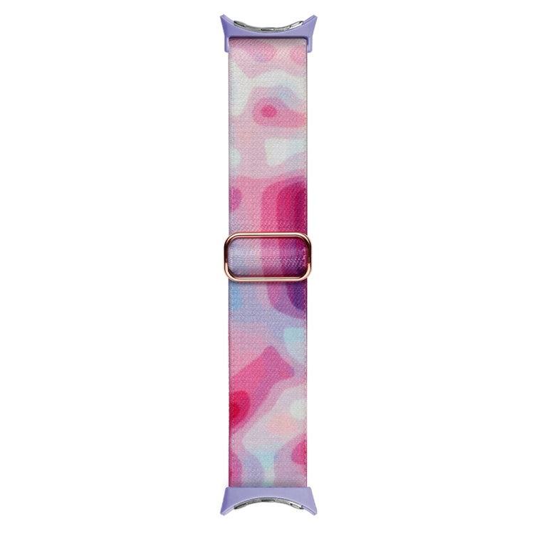 For Google Pixel Watch 2 / Pixel Watch Painted Colorful Nylon Watch Band(Purple Blue) - free shipping - PMC TechLife - Order now!