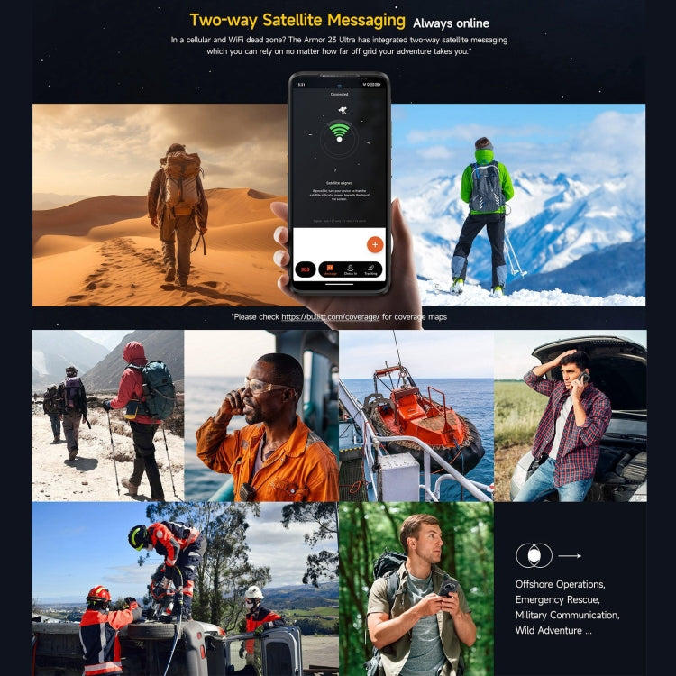 Ulefone Armor 23 Ultra Rugged Phone, 12GB+512GB, 6.78 inch Android 13 MediaTek Dimensity 8020 Octa Core up to 2.6GHz, Network: 5G, NFC, OTG, Satellite Messaging(Elite Black) - free shipping - PMC TechLife - Order now!