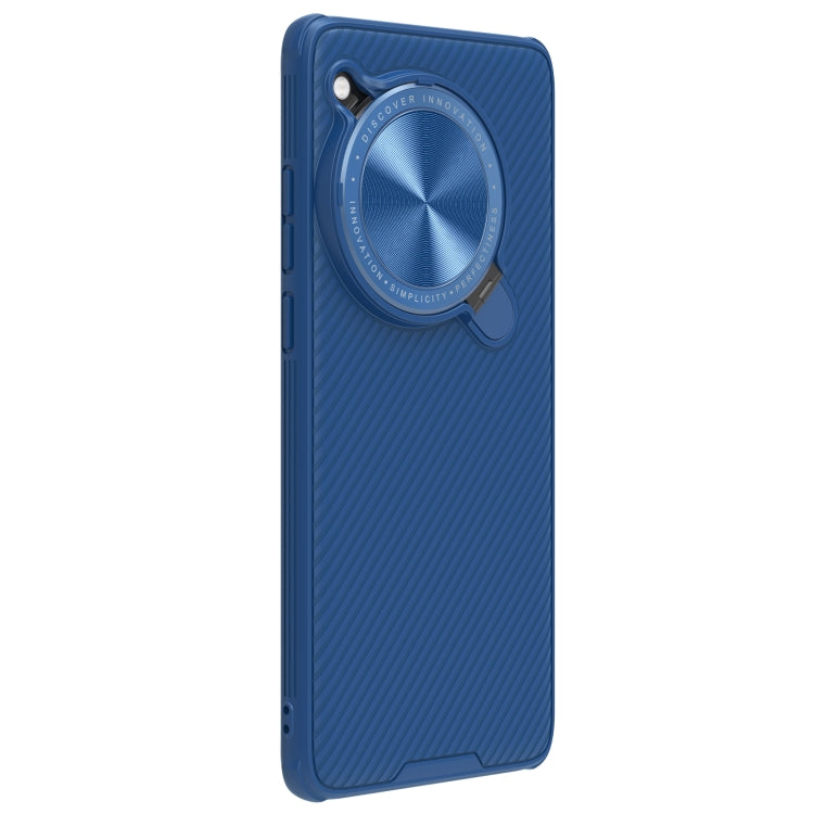 For OnePlus 12 NILLKIN CamShield Prop CD Texture Mirror Phone Case(Blue) - OnePlus Cases by NILLKIN | Online Shopping South Africa | PMC Jewellery