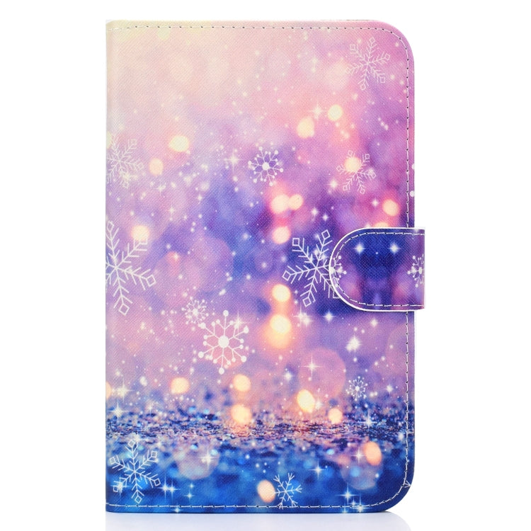 For Amazon Kindle Fire 7 (2019) / (2017) / (2016) / (2015) Colored Drawing Pattern Horizontal Flip PU Leather Case with Holder & Card Slot & Sleep / Wake-up Function(Purple Quicksand) - free shipping - PMC TechLife - Order now!