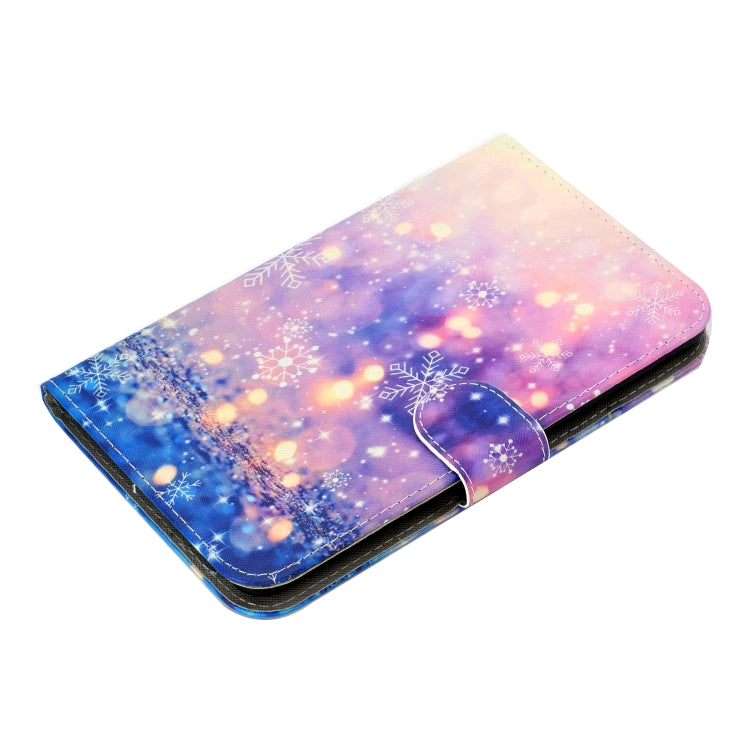 For Amazon Kindle Fire 7 (2019) / (2017) / (2016) / (2015) Colored Drawing Pattern Horizontal Flip PU Leather Case with Holder & Card Slot & Sleep / Wake-up Function(Purple Quicksand) - free shipping - PMC TechLife - Order now!