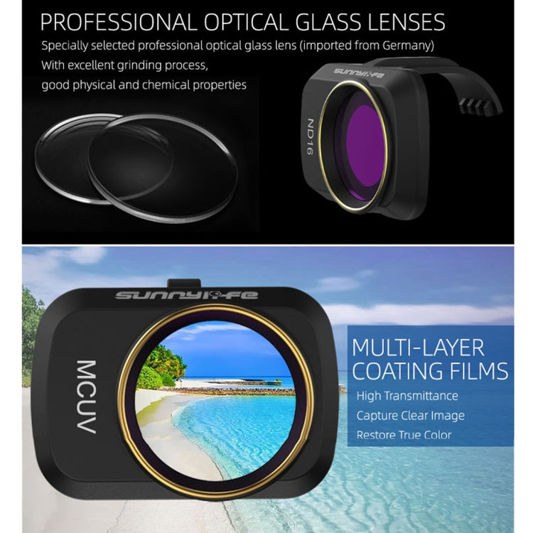 Sunnylife MM-FI9256 For DJI Mavic Mini / Mini 2 4 In 1 Drone ND4+ND8+ND16+ND32 Lens Filter - free shipping - PMC TechLife - Order now!