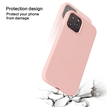 For iPhone 12 / 12 Pro Solid Color Liquid Silicone Shockproof Protective Case(Yellow) - iPhone 12 / 12 Pro Cases by PMC Jewellery | Online Shopping South Africa | PMC Jewellery