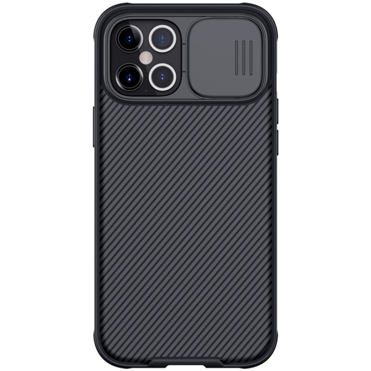 For iPhone 12 Pro Max NILLKIN Black Mirror Pro Series Camshield Full Coverage Dust-proof Scratch Resistant Phone Case(Black) - iPhone 12 Pro Max Cases by NILLKIN | Online Shopping South Africa | PMC Jewellery