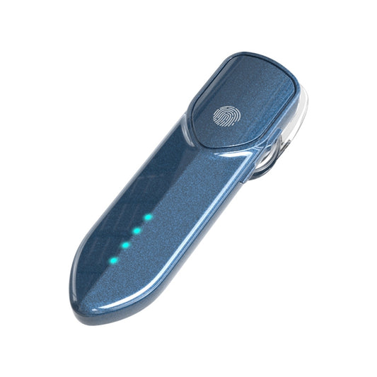 V19S Bluetooth 5.0 Business Style Fingerprint Touch Bluetooth Earphone(Blue) - Bluetooth Earphone by PMC Jewellery | Online Shopping South Africa | PMC Jewellery