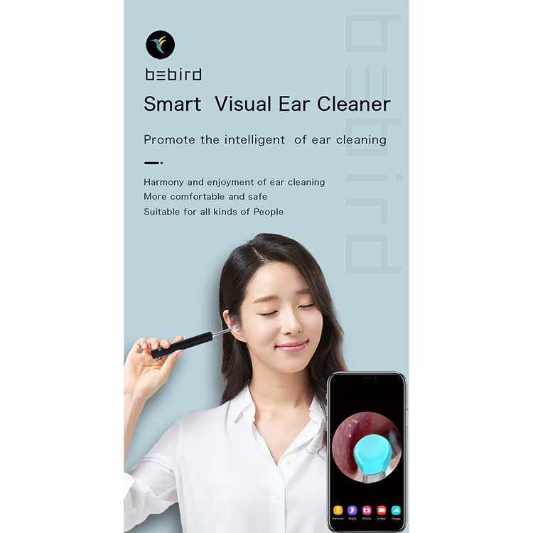 Bebird C3 4.5mm Wireless Wifi High-definition Visual Ear Spoon 3 Million Pixels Out Ear Visual Ear Spoon with IP67 Waterproof(White) - Ear Care Tools by Bebird | Online Shopping South Africa | PMC Jewellery