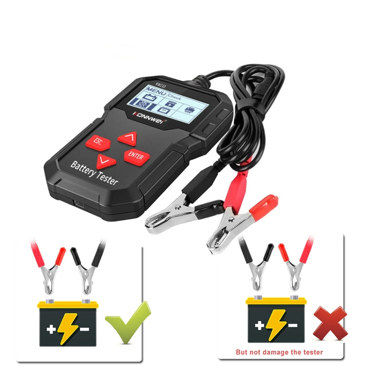 KONNWEI KW210 Car Battery Test Battery Capacity Resistance Battery Detector - Code Readers & Scan Tools by KONNWEI | Online Shopping South Africa | PMC Jewellery | Buy Now Pay Later Mobicred