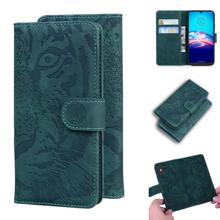 For Samsung Galaxy S20 FE / S20 FE 5G / S20 Lite Tiger Embossing Pattern Horizontal Flip Leather Case with Holder & Card Slots & Wallet(Green) - Galaxy S20 FE Cases by NILLKIN | Online Shopping South Africa | PMC TechLife