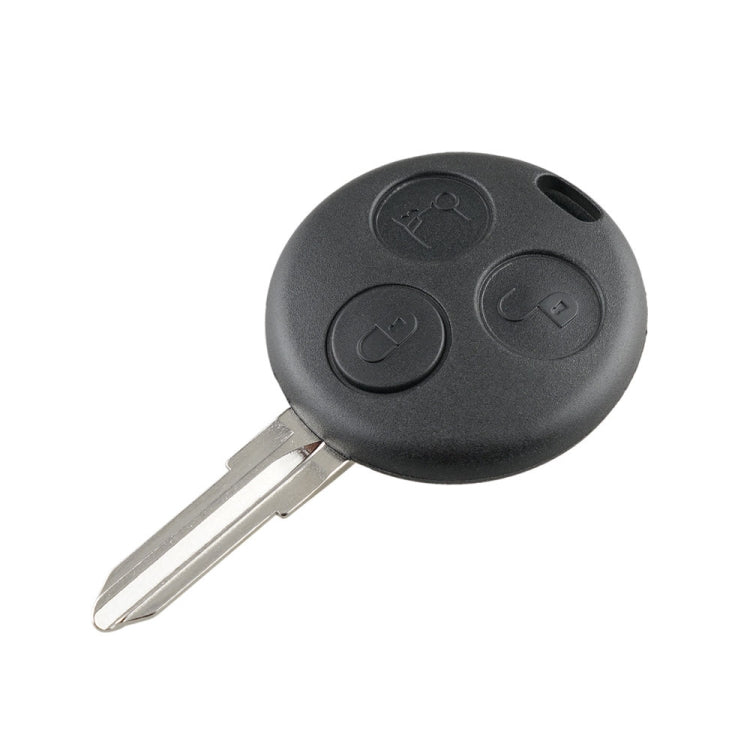 Straight Car Key Tip Embryo 433.92 Frequency for Mercedes-Benz Smart 3-button - Remote Car Key by PMC TechLife | Online Shopping South Africa | PMC TechLife